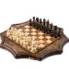 Stjörnulaga skák Millennium Chessgenius rafeindasett Lúxus viðarstykki