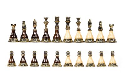 Chess Figures Brons-Wood Luxury Grandmaster súkkulaðistykki
