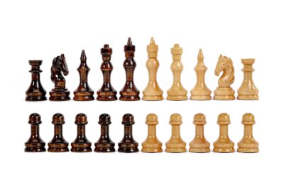 Chess Figures Klassísk lúxus nútímasett
