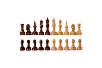 Chess Figures Klassískt lúxus glersett