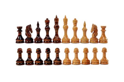 Chess Figures Klassísk lúxusborð