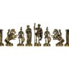 Brons Chess Figures Luxury Board