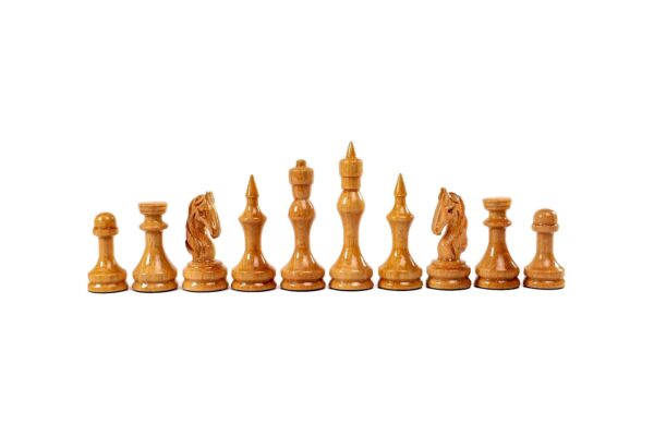 Chess Figures Klassísk lúxusborð