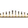 Chess Figures Brons-viðar nútíma lúxussett