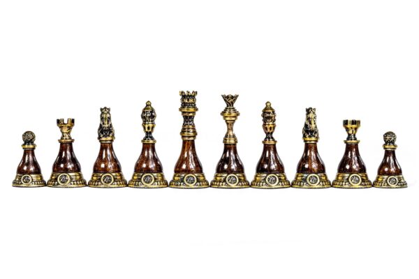Chess Figures Brons-Wood Luxury Grandmaster súkkulaðistykki