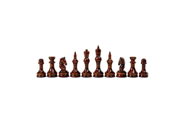 Chess Figures Klassískt lúxus glersett