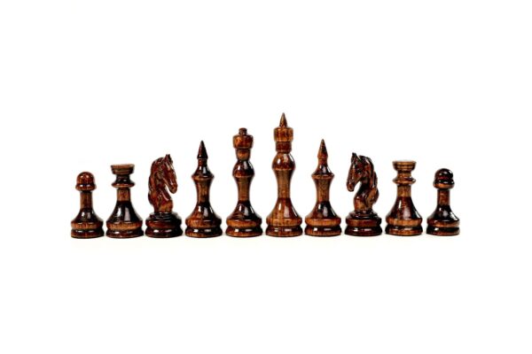 Chess Figures Klassísk lúxusborð