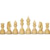 Chess Figures Klassískt lúxus viðarsett