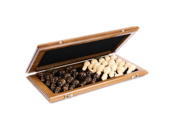 Klassískt Beech Wood Chess Lúxus Veggfóður