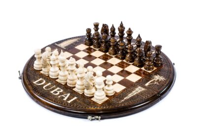 Circular Chess Dubai Luxury. Skák. Leikmyndir.