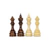 Chess Figures Klassískt lúxus viðarsett