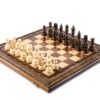 Klassískt Beech Wood Chess Lúxus Veggfóður