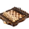 Skák-kotru með fléttumynstri Höfundarréttarvarið Mount Ararat Outline Chess Lúxussett