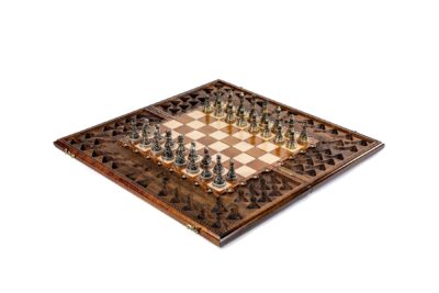 Skrautleg Bas-Relief Chess Classic .