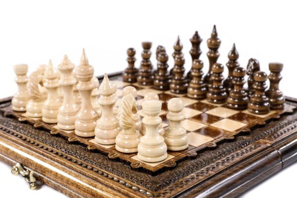 Chess-Tackgammon Classic Lúxus skákvörur