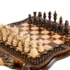 Skák-kotru með fléttumynstri Höfundarréttarvarið Mount Ararat Outline Chess Lúxussett