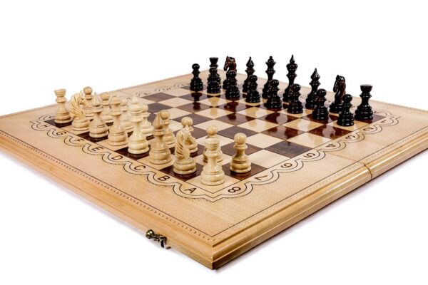 Klassísk lúxusskáksett fyrir skák-kotru - Chessbaron Usa