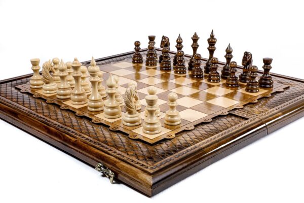 Chess-Kotra Klassísk lúxus skáksett til sölu